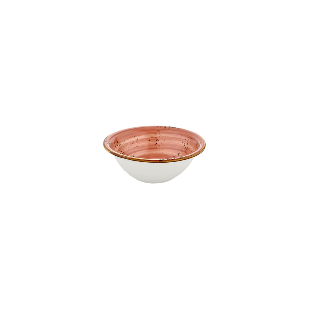 Turgla Laterite dia.6.25Inch  h:2.25Inch  17 oz. Round Terracotta Vitrified Bowl SKU: T-HALTZT16KS-12