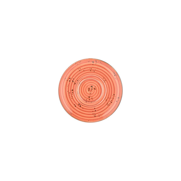 Turgla Laterite dia.7.5Inch  Round Orange Vitrified Saucer SKU: T-HALTZT19KNS-12
