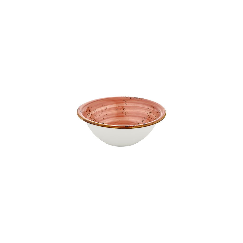 Turgla Laterite dia.7.75Inch  h:2.75Inch  30 oz. Round Orange Vitrified Bowl SKU: T-HALTZT20KS-6