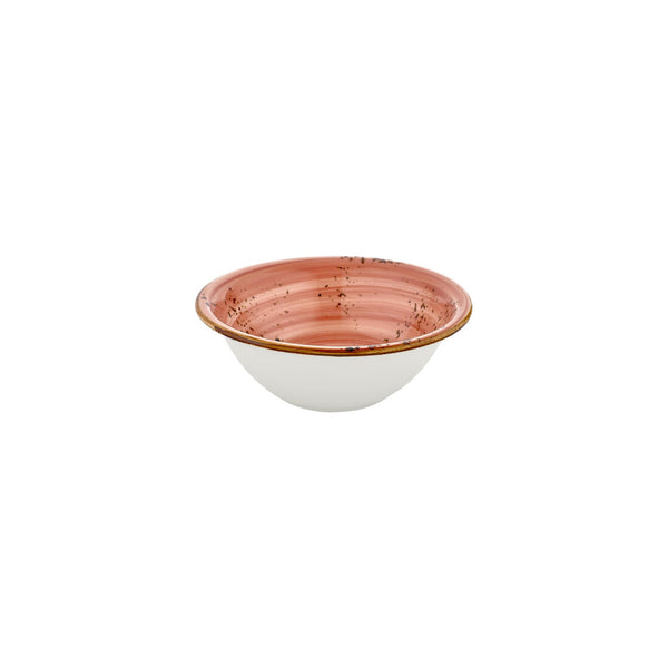 Turgla Laterite dia.8.75Inch  h:3Inch  42 oz. Round Orange Vitrified Bowl SKU: T-HALTZT22KS-6