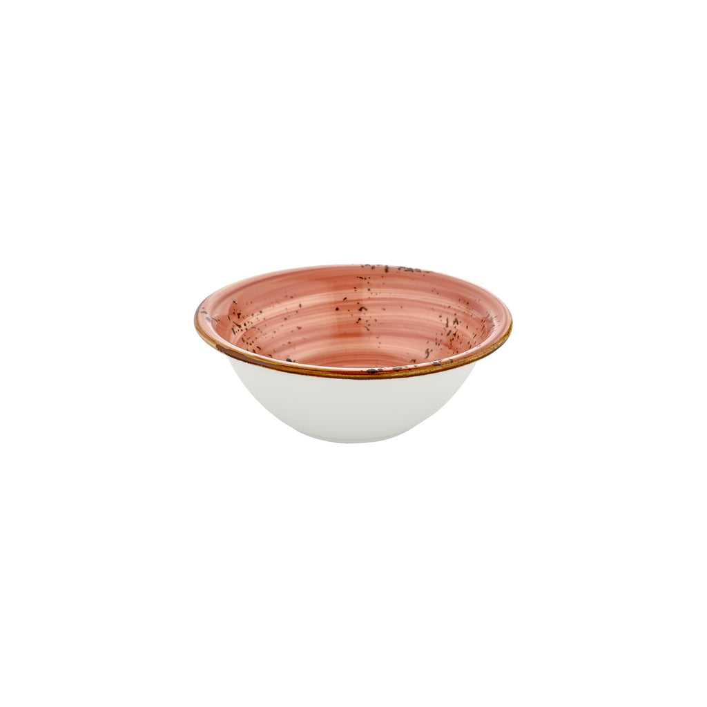 Turgla Laterite dia.9.5Inch  h:0Inch  54 oz. Round Orange Vitrified Bowl SKU: T-HALTZT24KS-6