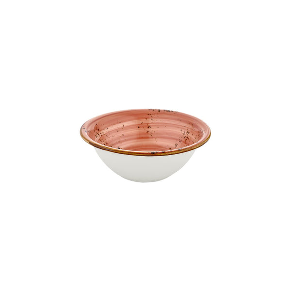 Turgla Laterite dia.9.5Inch  h:0Inch  54 oz. Round Orange Vitrified Bowl SKU: T-HALTZT24KS-6