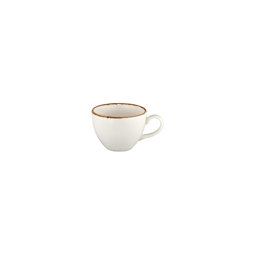 Turgla Antico dia.4Inch  h:2.75Inch  7 oz. Round Brown Vitrified Cup SKU: T-HAMGLZT01CF-12