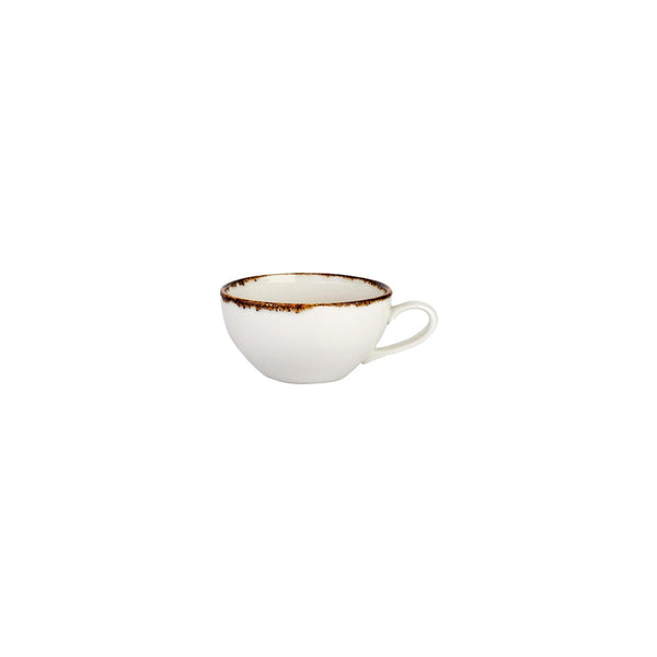 Turgla Antico dia.4.25Inch  h:0Inch  12 oz. Round Brown Vitrified Cup SKU: T-HAMGLZT01CPF-12