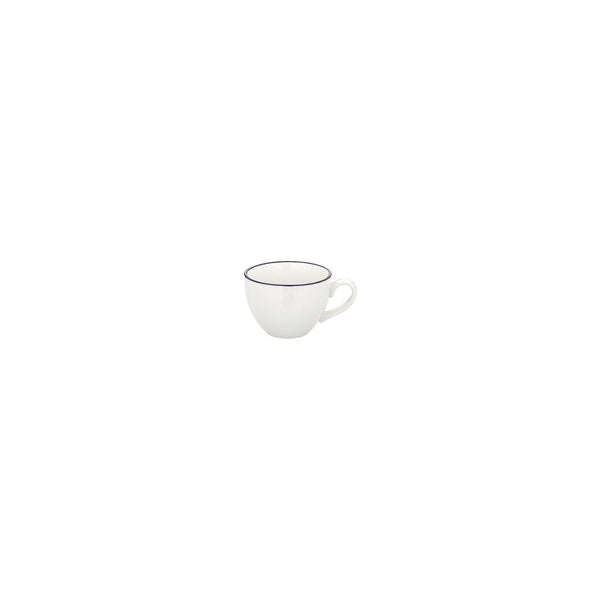 Turgla Kario dia.4Inch  h:2.75Inch  7 oz. Round Warm White Vitrified Cup SKU: T-HAMKBZT01CF-12