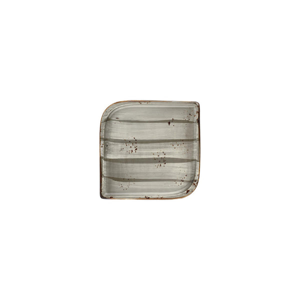 Turgla Supreme 6Inch  x 6Inch  Square Gray Vitrified Plate SKU: T-HASPAR20KR-12