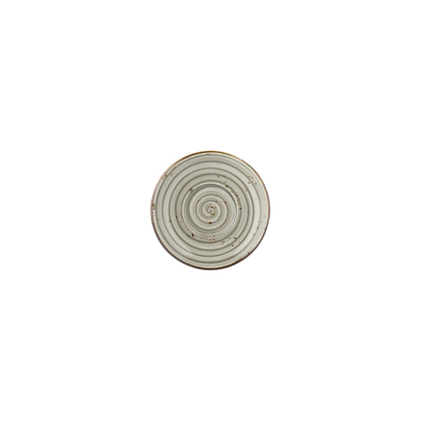 Turgla Supreme dia.4.75Inch  Round Gray Vitrified Saucer SKU: T-HASPGT01KT-24