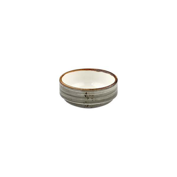 Turgla Supreme dia.2.25Inch  h:0Inch  1 oz. Round Gray Vitrified Ramekin SKU: T-HASPGT06JO-24
