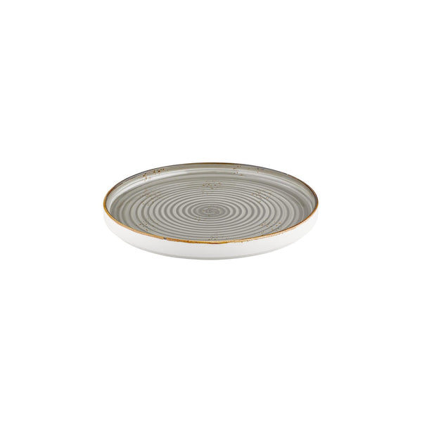 Turgla Supreme dia.10.75Inch  Round Gray Vitrified Plate SKU: T-HASPHL27RD-6