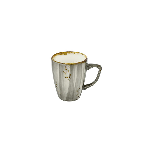 Turgla Supreme dia.3.25Inch  h:0Inch  10 oz. Round Gray Vitrified Mug SKU: T-HASPMUG03KNK-6
