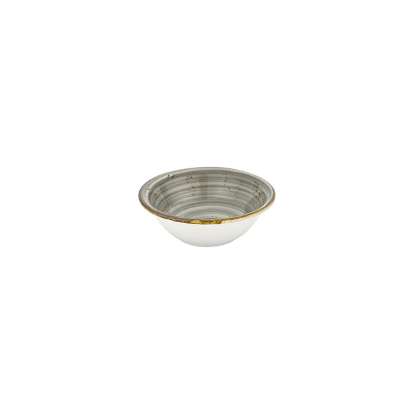 Turgla Supreme dia.6Inch  h:2Inch  12 oz. Round Gray Vitrified Bowl SKU: T-HASPZT15KS-12