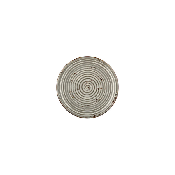 Turgla Supreme dia.7.5Inch  Round Gray Vitrified Plate SKU: T-HASPZT19DZ-12