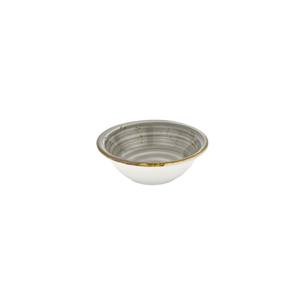 Turgla Supreme dia.7.75Inch  h:2.75Inch  30 oz. Round Gray Vitrified Bowl SKU: T-HASPZT20KS-6