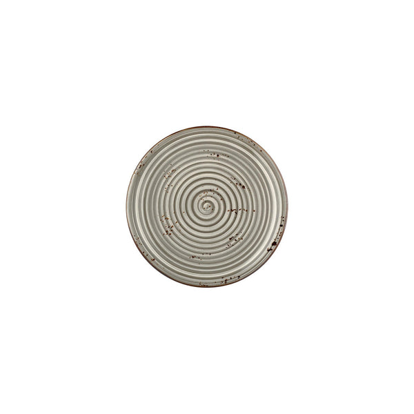 Turgla Supreme dia.8.25Inch  Round Gray Vitrified Plate SKU: T-HASPZT21DZ-12
