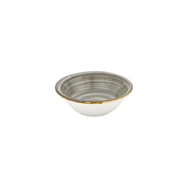 Turgla Supreme dia.8.75Inch  h:3Inch  42 oz. Round Gray Vitrified Bowl SKU: T-HASPZT22KS-6