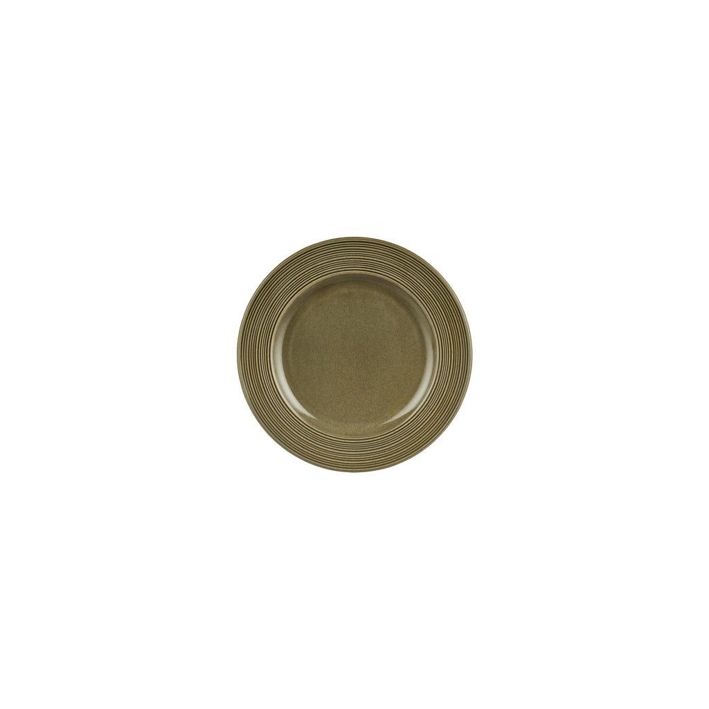 Turgla Helix Bamboo dia.7Inch  Round Green Vitrified Plate SKU: T-HLBBGT18DZ-12