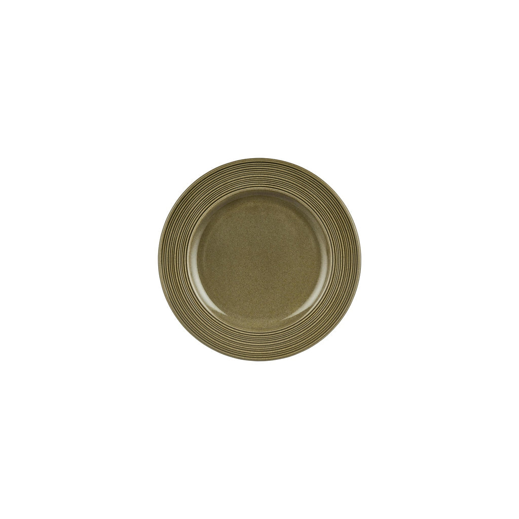 Turgla Helix Bamboo dia.8.25Inch  Round Green Vitrified Plate SKU: T-HLBBGT21DZ-12