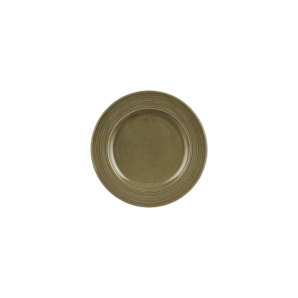 Turgla Helix Bamboo dia.8.25Inch  Round Green Vitrified Plate SKU: T-HLBBGT21DZ-12