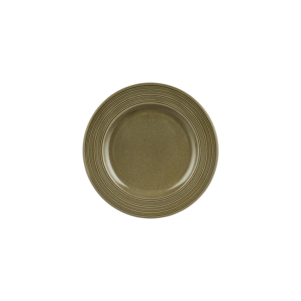 Turgla Helix Bamboo dia.9.5Inch  Round Green Vitrified Plate SKU: T-HLBBGT24DZ-12