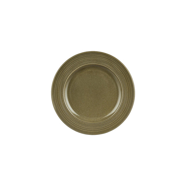 Turgla Helix Bamboo dia.9.5Inch  Round Green Vitrified Plate SKU: T-HLBBGT24DZ-12