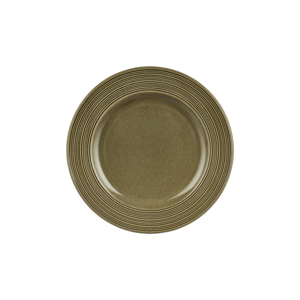 Turgla Helix Bamboo dia.11.75Inch  Round Green Vitrified Plate SKU: T-HLBBGT30DZ-6