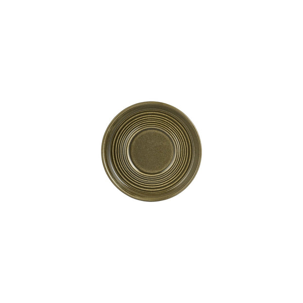 Turgla Helix Bamboo dia.6Inch  Round Green Vitrified Saucer SKU: T-HLBBSM01CPT-24
