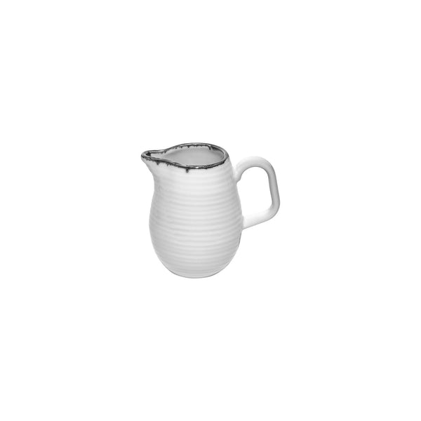 Turgla Helix Black dia.4.25Inch  h:4Inch  10 oz. Round Black Vitrified Sauce Boat SKU: T-HLBLA01SO-6