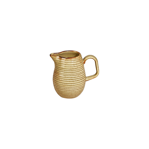 Turgla Helix Dune dia.4.25Inch  h:4Inch  10 oz. Round Orange Vitrified Sauce Boat SKU: T-HLDN01SO-6