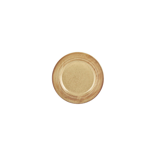 Turgla Helix Dune dia.7Inch  Round Orange Vitrified Plate SKU: T-HLDNGT18DZ-12