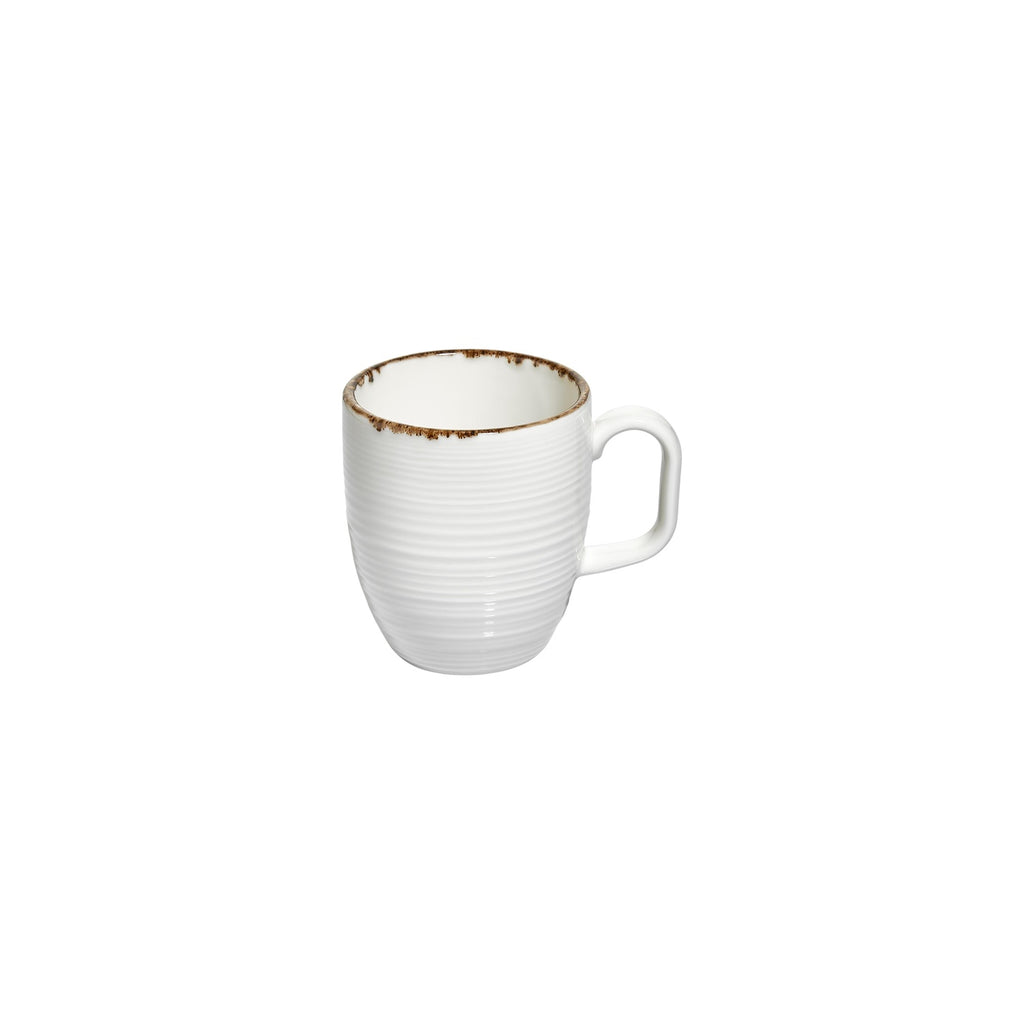 Turgla Helix Gleam dia.3.25Inch  h:4Inch  11 oz. Round Brown Vitrified Mug SKU: T-HLGL01MUG-6