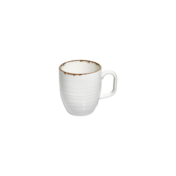 Turgla Helix Gleam dia.3.25Inch  h:4Inch  11 oz. Round Brown Vitrified Mug SKU: T-HLGL01MUG-6