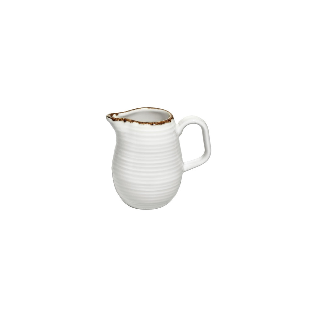 Turgla Helix Gleam dia.4.25Inch  h:4Inch  10 oz. Round Brown Vitrified Sauce Boat SKU: T-HLGL01SO-6