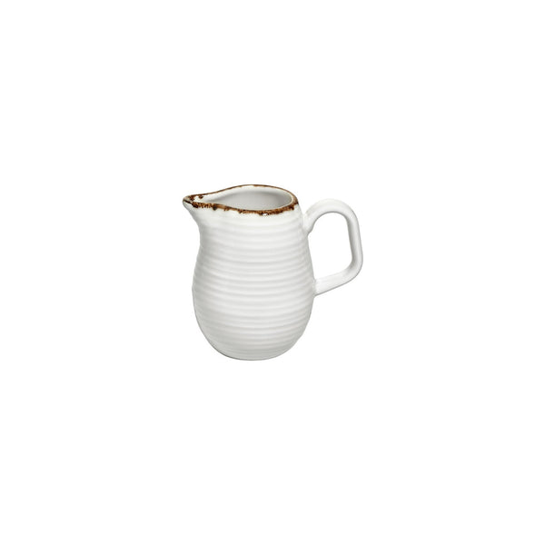 Turgla Helix Gleam dia.4.25Inch  h:4Inch  10 oz. Round Brown Vitrified Sauce Boat SKU: T-HLGL01SO-6