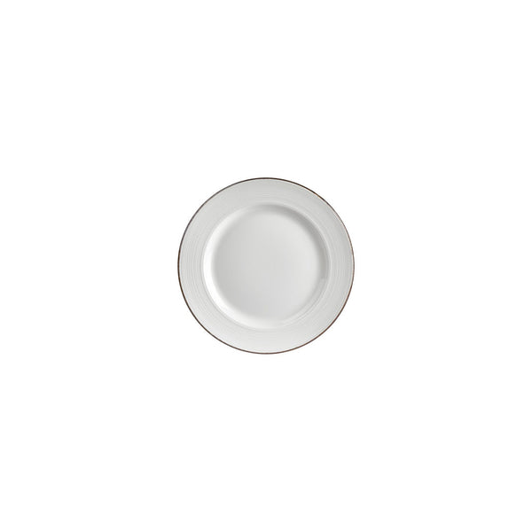 Turgla Helix Gleam dia.7Inch  Round Brown Vitrified Plate SKU: T-HLGLGT18DZ-12