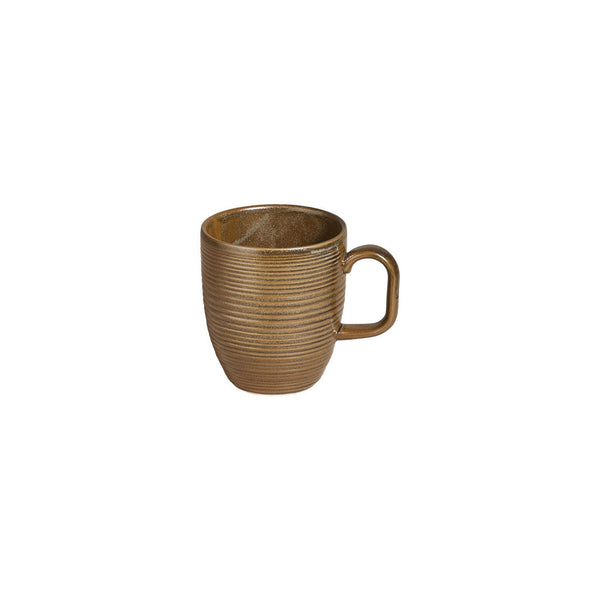 Turgla Helix Kaldi dia.3.25Inch  h:4Inch  11 oz. Round Brown Vitrified Mug SKU: T-HLKD01MUG-6