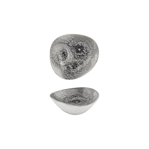 Turgla Island Onix 4Inch  x 3.5Inch  x h:0Inch  3 oz. Organic Gray Vitrified Bowl SKU: T-ISON10KS-24