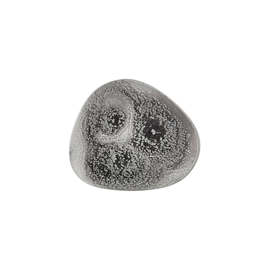 Turgla Island Onix 10.25Inch  x 8.75Inch  Organic Gray Vitrified Plate SKU: T-ISON26DZ-12