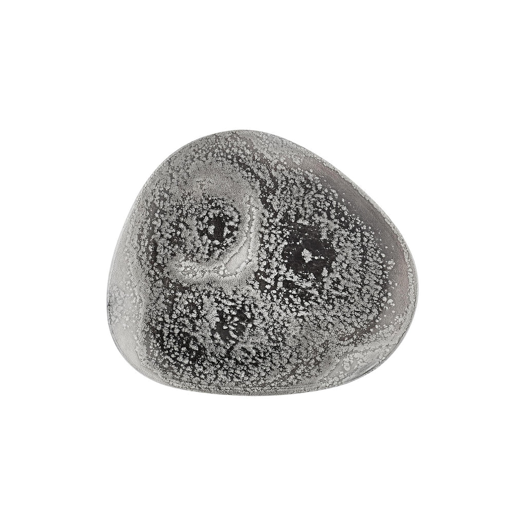 Turgla Island Onix 12.5Inch  x 10.75Inch  Organic Gray Vitrified Plate SKU: T-ISON32DZ-6