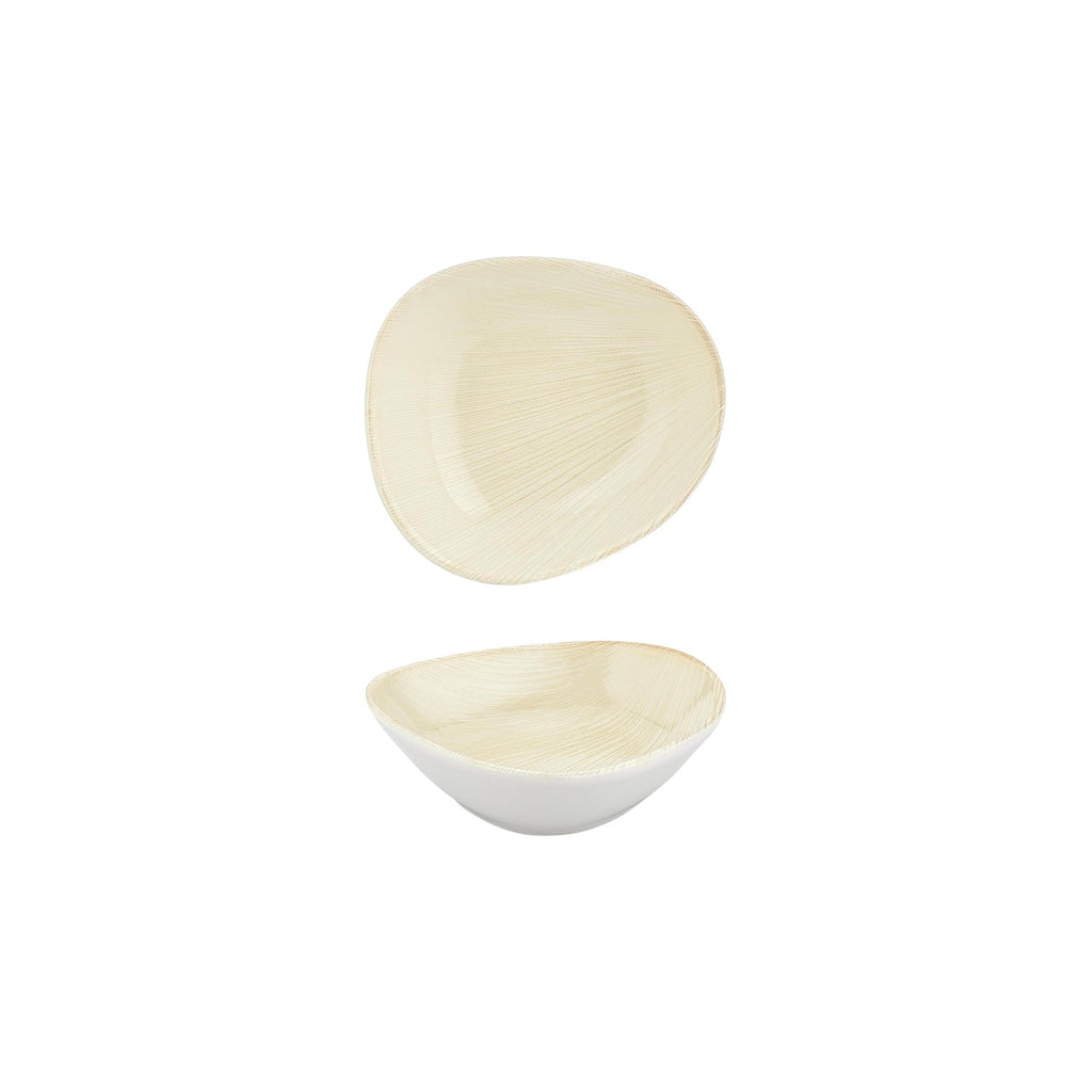 Turgla Island Velho 4Inch  x 3.5Inch  x h:0Inch  3 oz. Organic Beige Vitrified Bowl SKU: T-ISVH10KS-24
