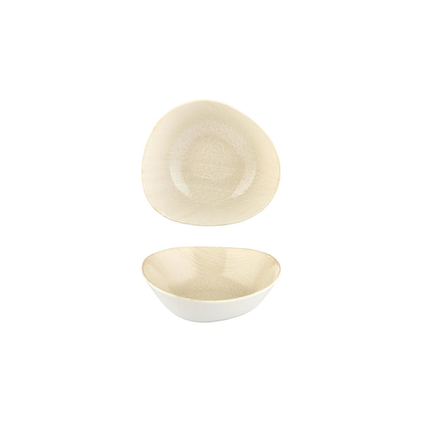 Turgla Island Velho 7Inch  x 6.25Inch  x h:0Inch  22 oz. Organic Beige Vitrified Bowl SKU: T-ISVH18KS-12