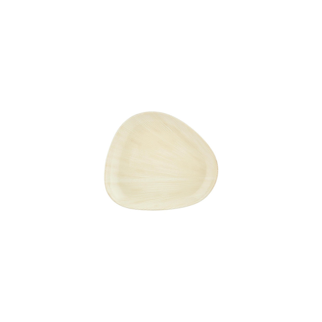 Turgla Island Velho 7.5Inch  x 6.5Inch  Organic Beige Vitrified Plate SKU: T-ISVH19DZ-12
