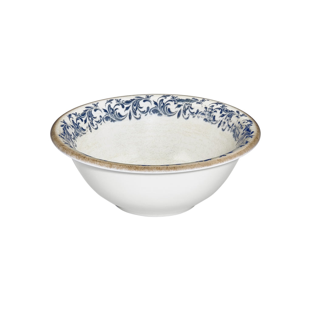 Turgla Kario dia.6.25Inch  h:2.25Inch  17 oz. Round Blue Vitrified Bowl SKU: T-KRAZT16KS-12