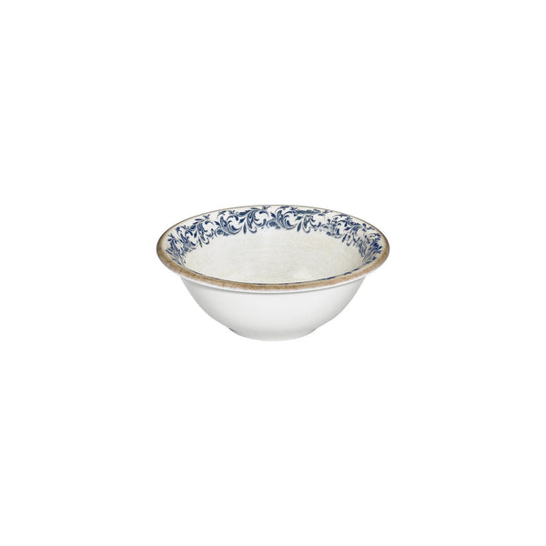 Turgla Kario dia.7.75Inch  h:2.75Inch  30 oz. Round Blue Vitrified Bowl SKU: T-KRAZT20KS-6