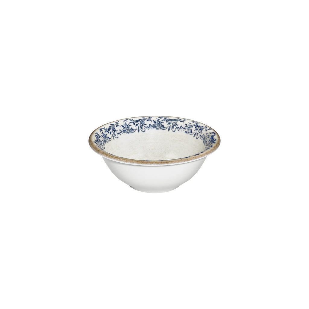 Turgla Kario dia.7.75Inch  h:2.75Inch  30 oz. Round Blue Vitrified Bowl SKU: T-KRAZT20KS-6