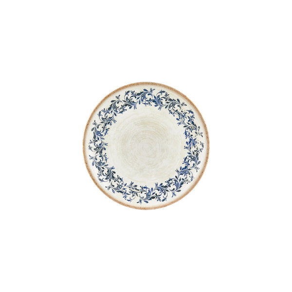 Turgla Kario dia.8.25Inch  Round Blue Vitrified Plate SKU: T-KRAZT21DZ-12