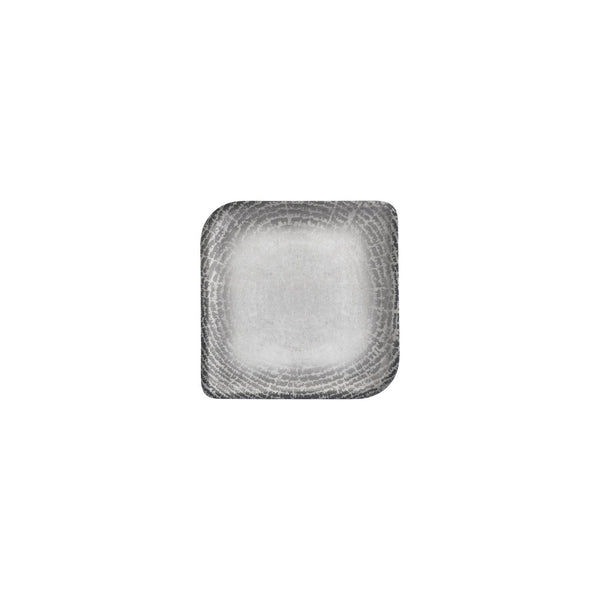 Turgla Luna 6Inch  x 6Inch  Square Gray Vitrified Plate SKU: T-LNAR20KR-12