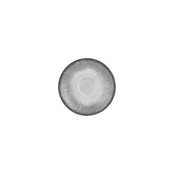 Turgla Luna dia.6.25Inch  Round Gray Vitrified Saucer SKU: T-LNZT01CT-24