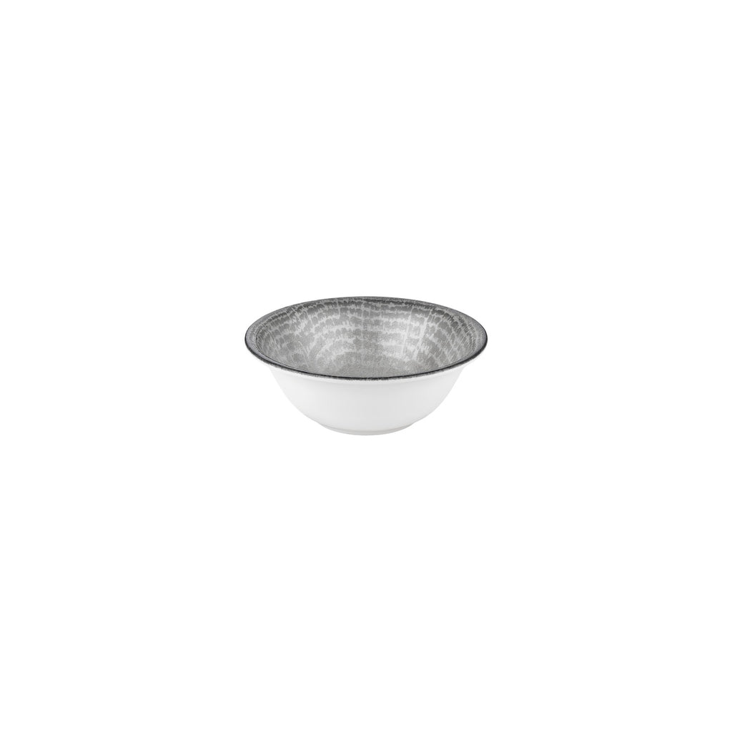 Turgla Luna dia.7Inch  h:2.5Inch  22 oz. Round Gray Vitrified Bowl SKU: T-LNZT18KS-12