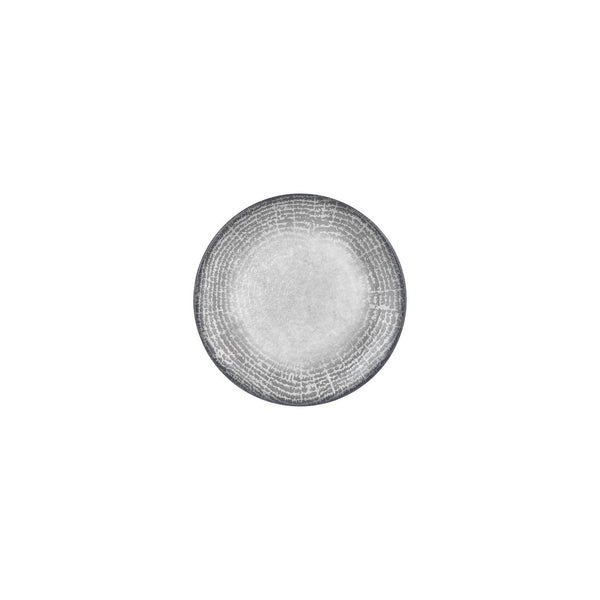 Turgla Luna dia.7.5Inch  Round Gray Vitrified Plate SKU: T-LNZT19DZ-12