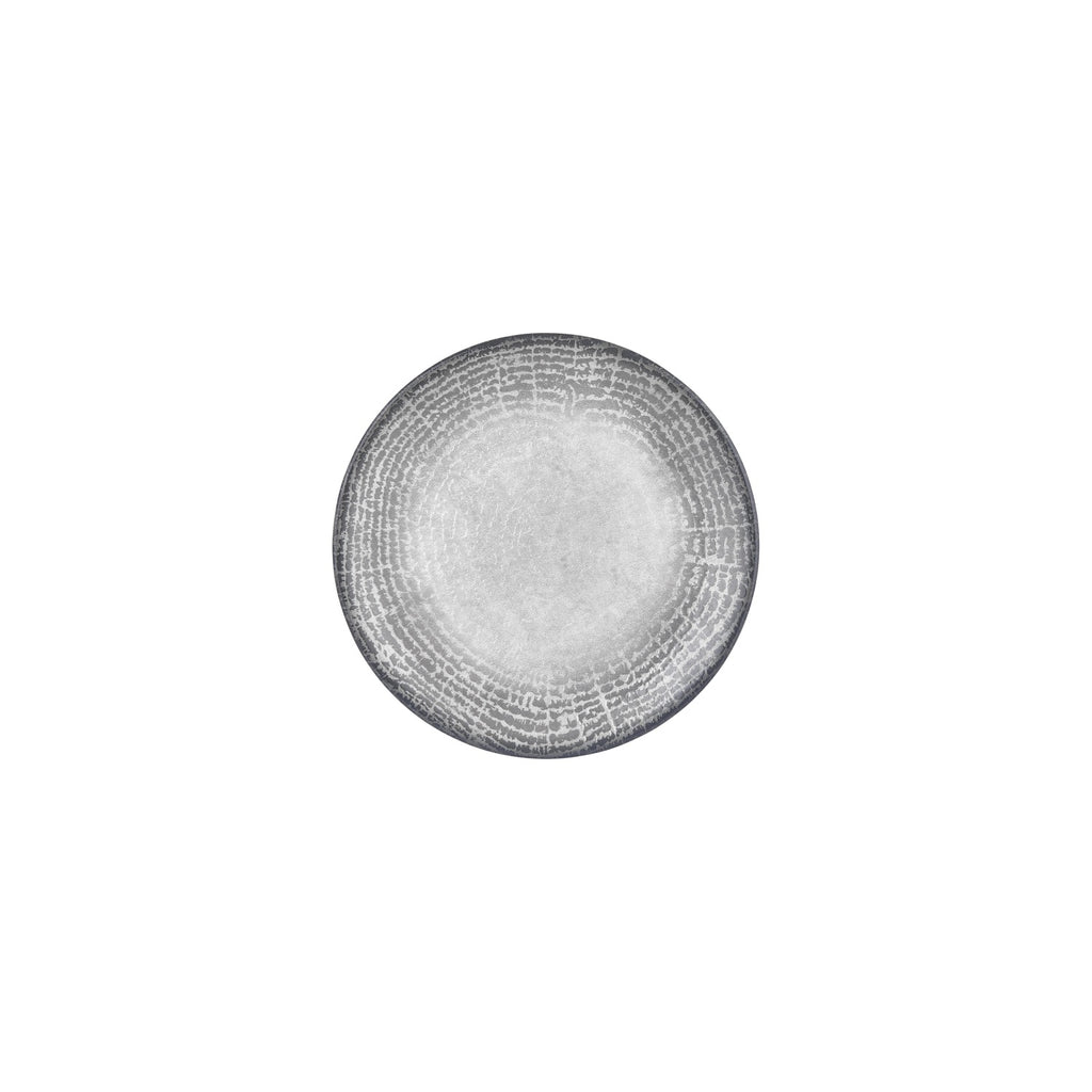 Turgla Luna dia.8.25Inch  Round Gray Vitrified Plate SKU: T-LNZT21DZ-12